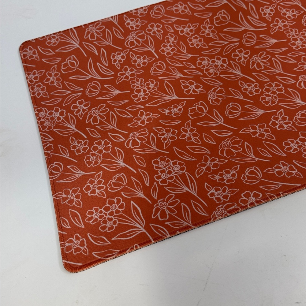 Elyse Breanne Design Desk Mat Terracotta 15.5”x35.5” - Picture 4 of 5
